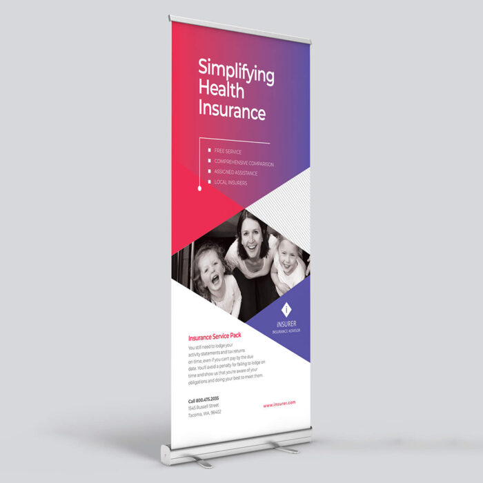 classic retractable banner single sided