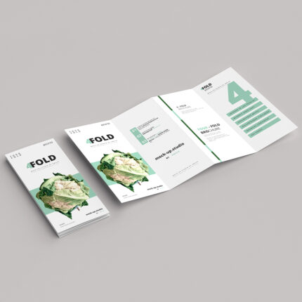quad fold brochures