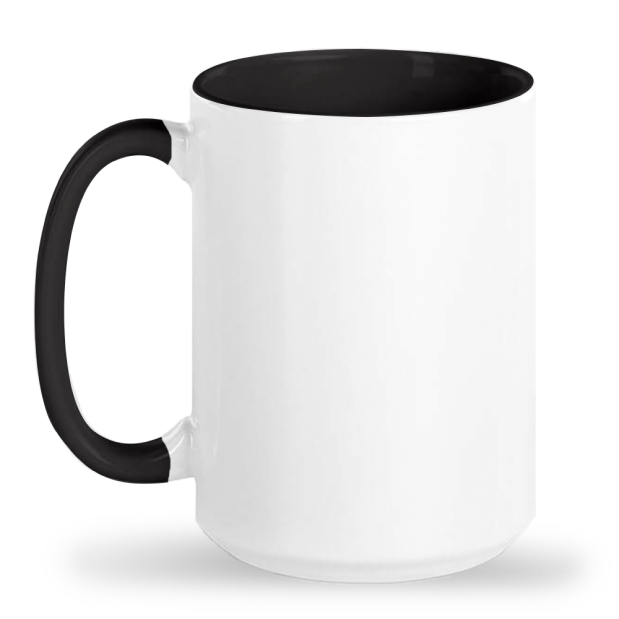 15oz black mug