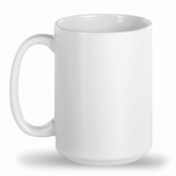15oz white mug